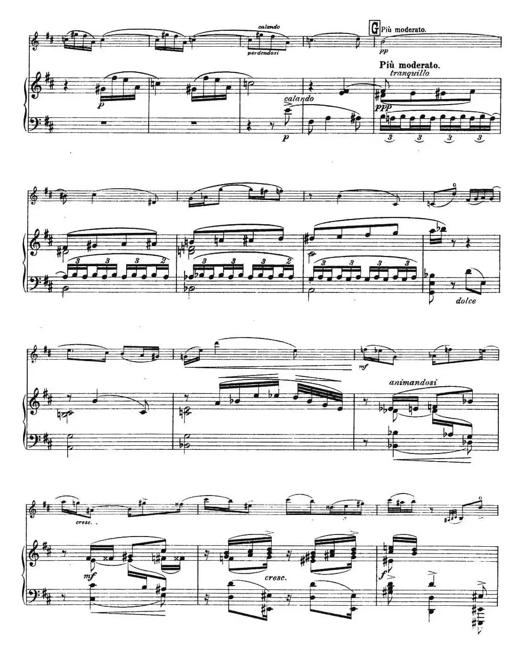 伊萨伊作品集：Au Rouet（小提琴+钢琴伴奏）