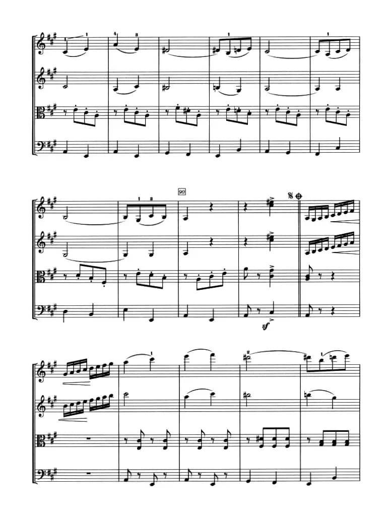 春天（弦乐四重奏）