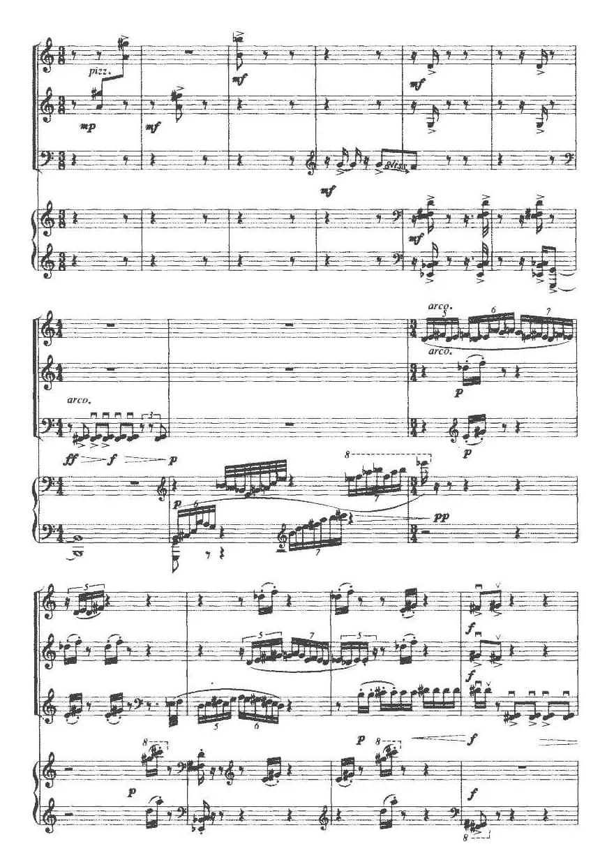 幽涧（小提琴+大提琴+钢琴）