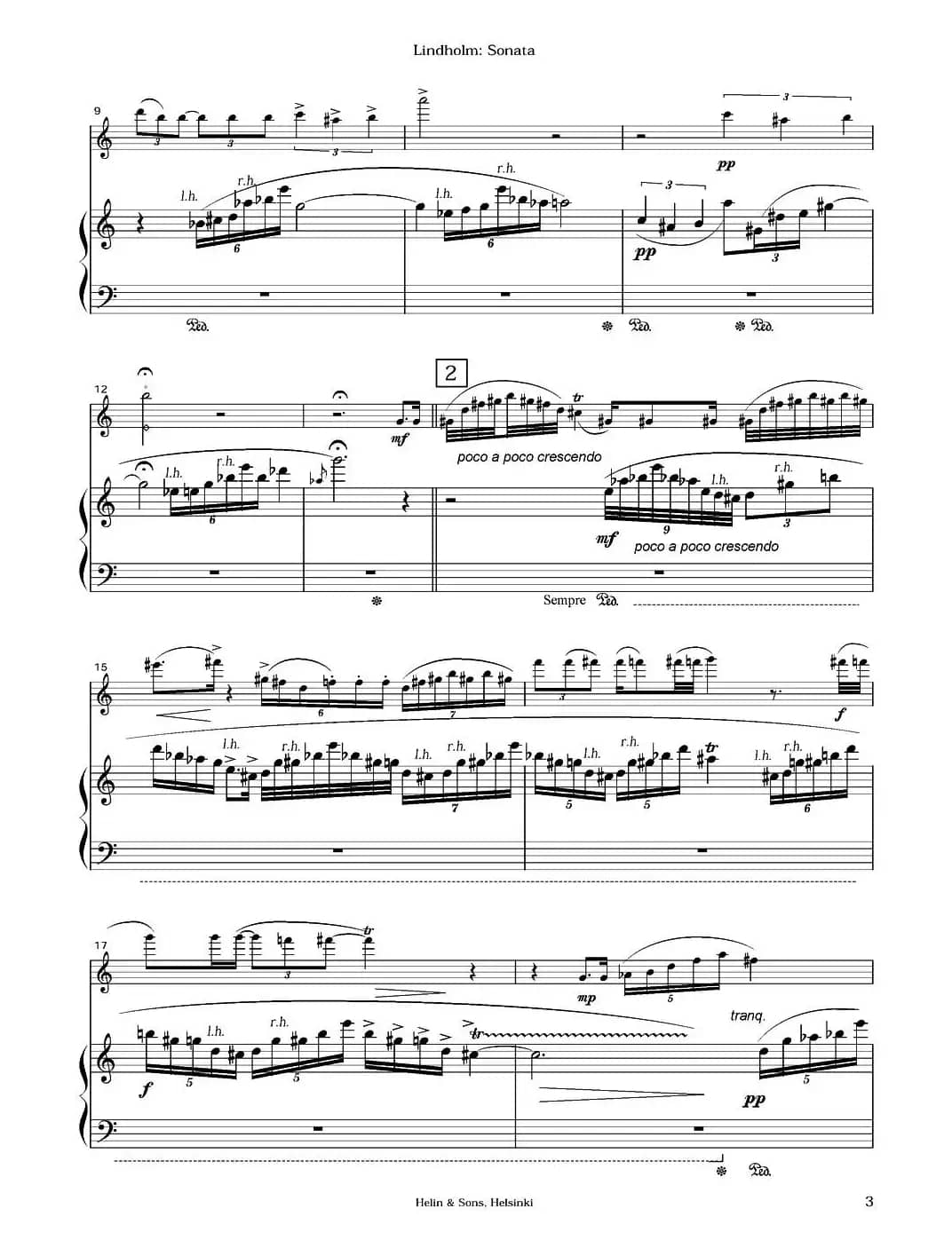 Sonata（长笛+钢琴）