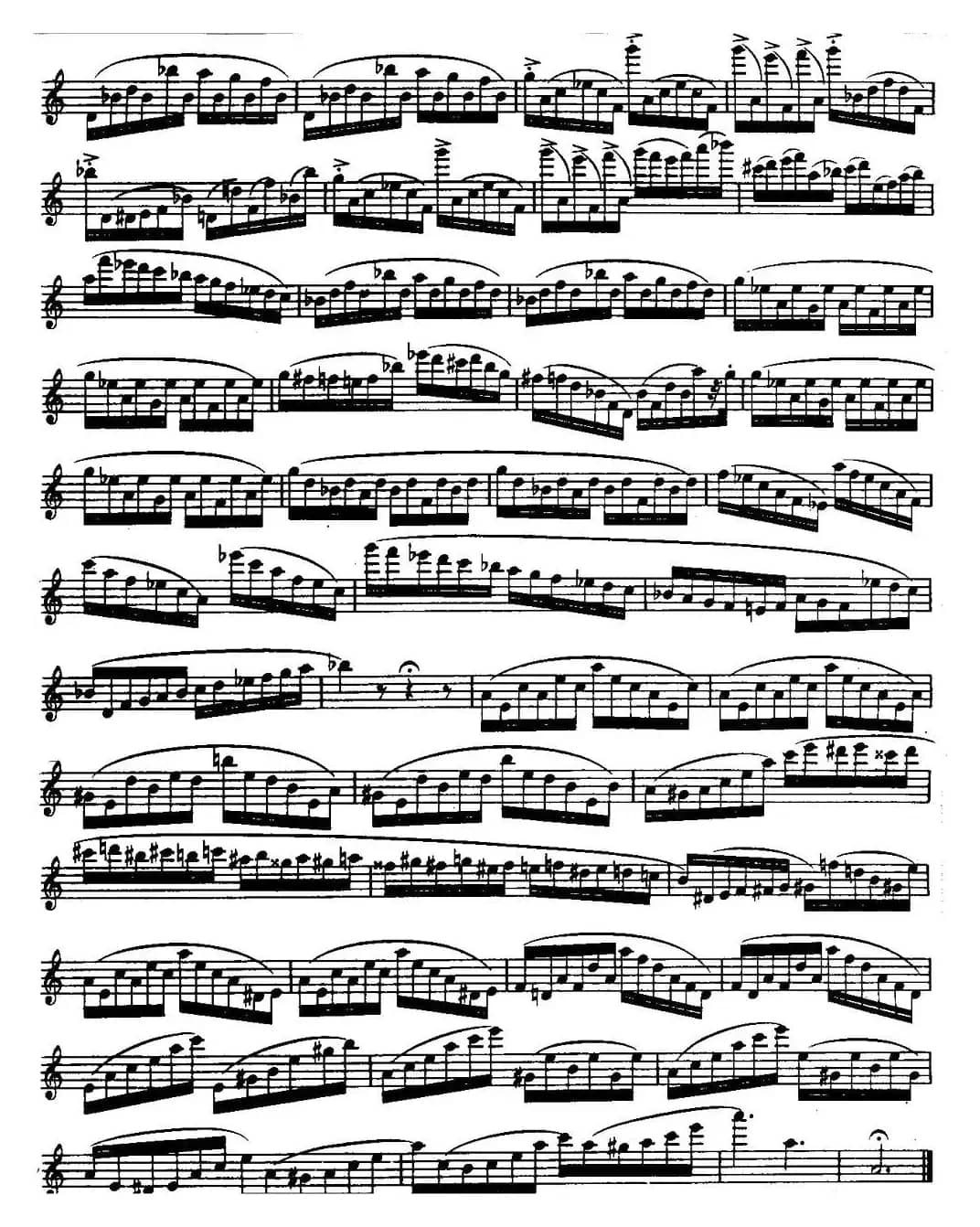 柯勒长笛练习曲作品33号（第三册）（2）