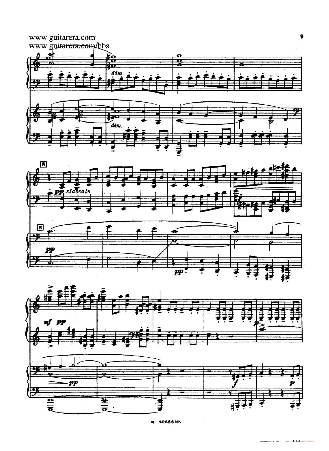 第二双钢琴组曲 Suite for Two Pianos No.2 Op.17（1. 引子 Introduction）