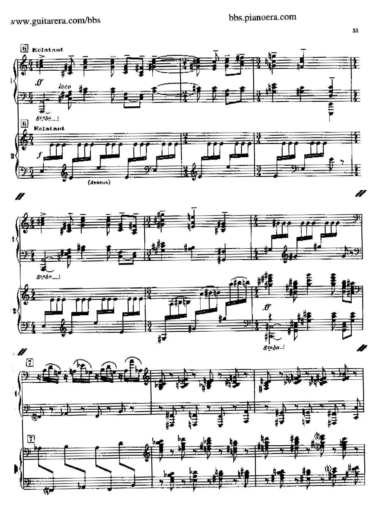 Sonata for Two Pianos（双钢琴奏鸣曲）