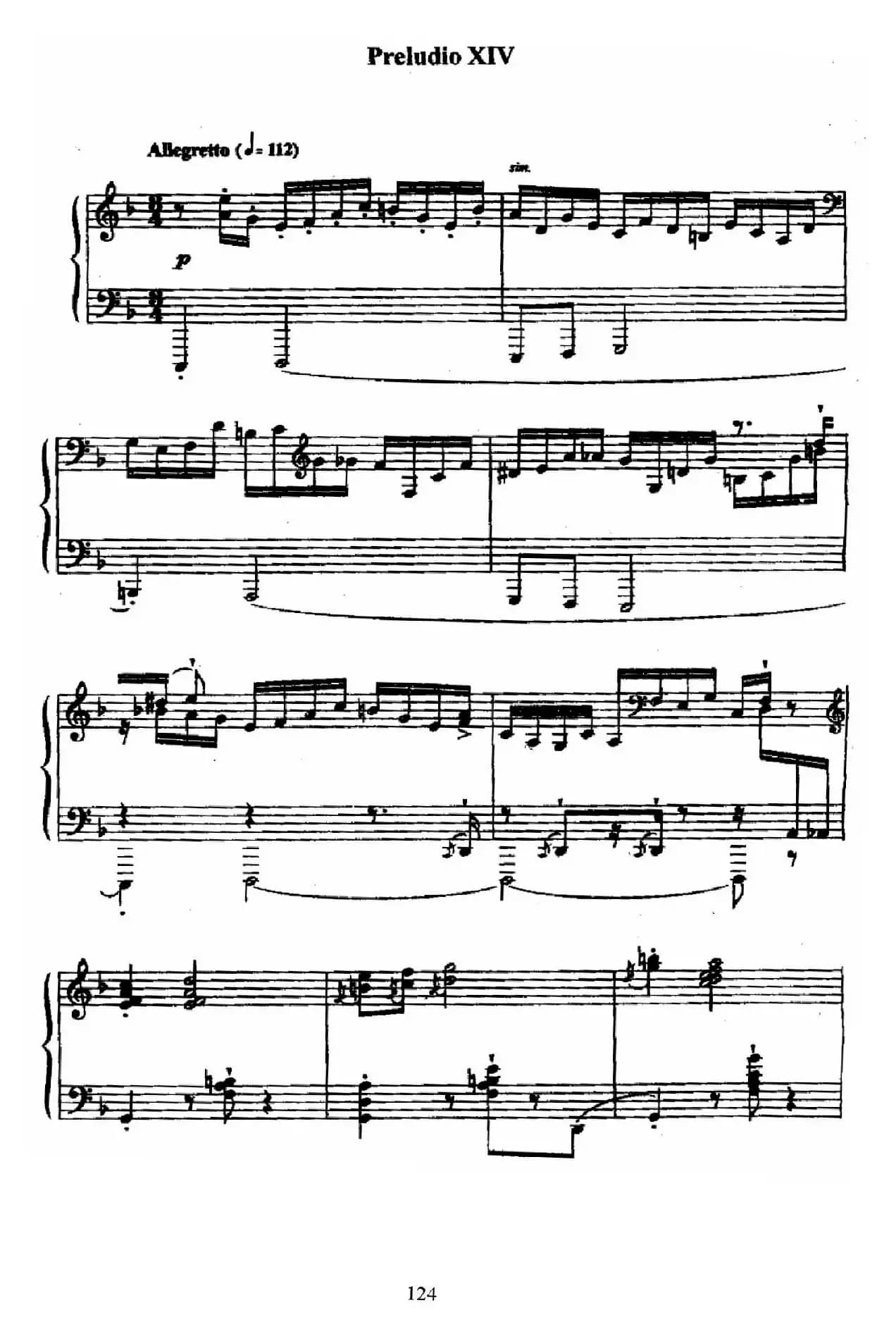 24 Preludes and Fugues Op.82（24首前奏曲与赋格·14）