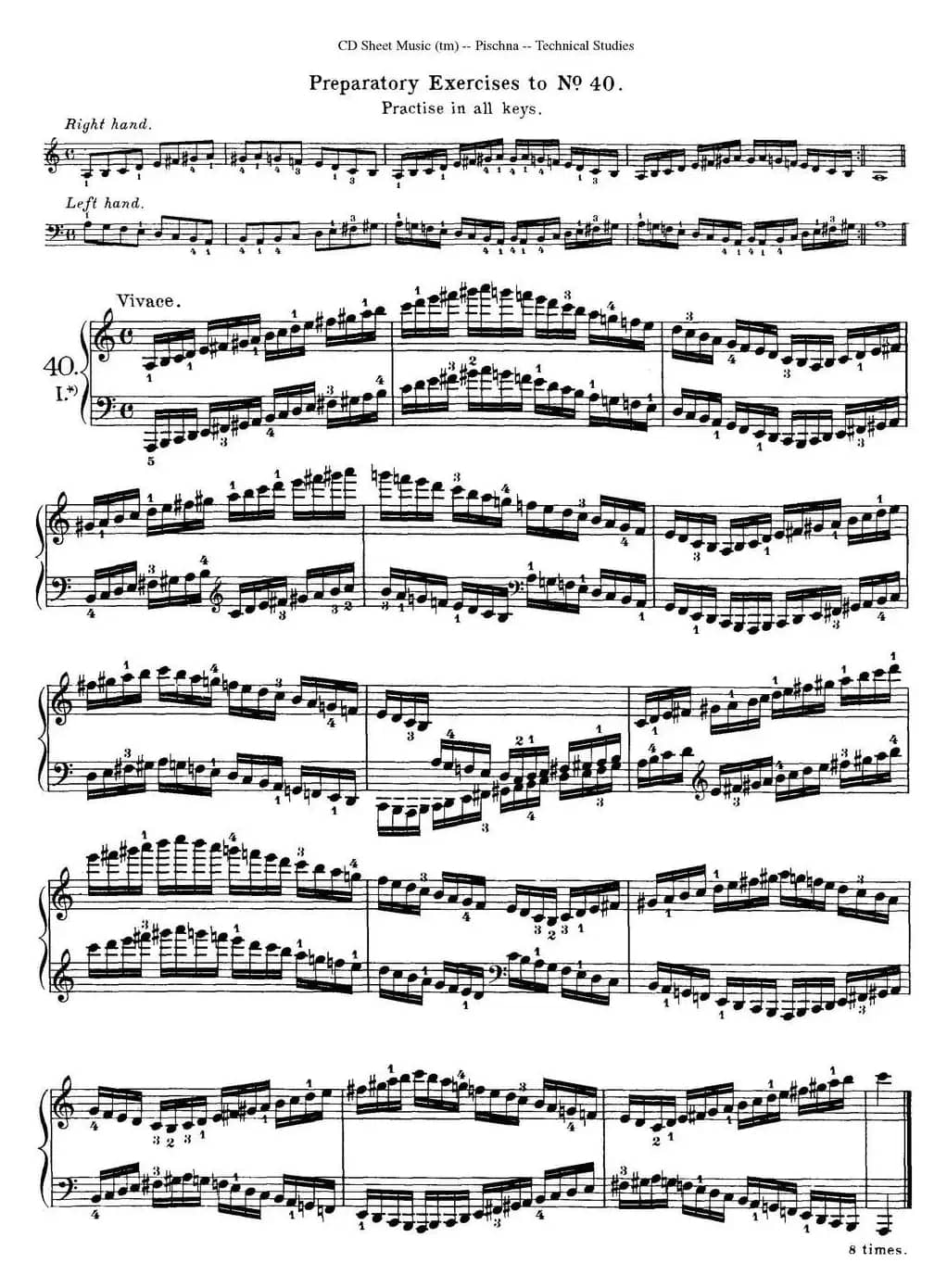 Technical Studies 60 Progressive Exercises (60首钢琴循序渐进练习曲 P61——70)