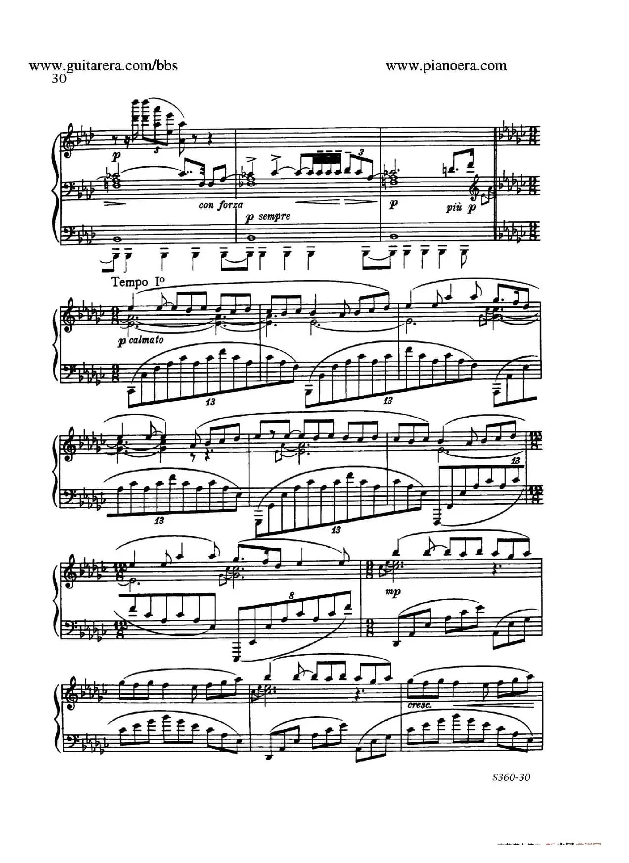 Fourth Piano Sonata S.360（第四钢琴奏鸣曲）