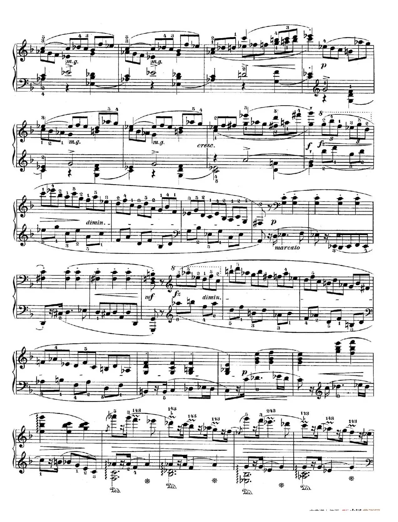 Rondo A La Mazurka Op.5（F大调玛祖卡舞曲型回旋曲）