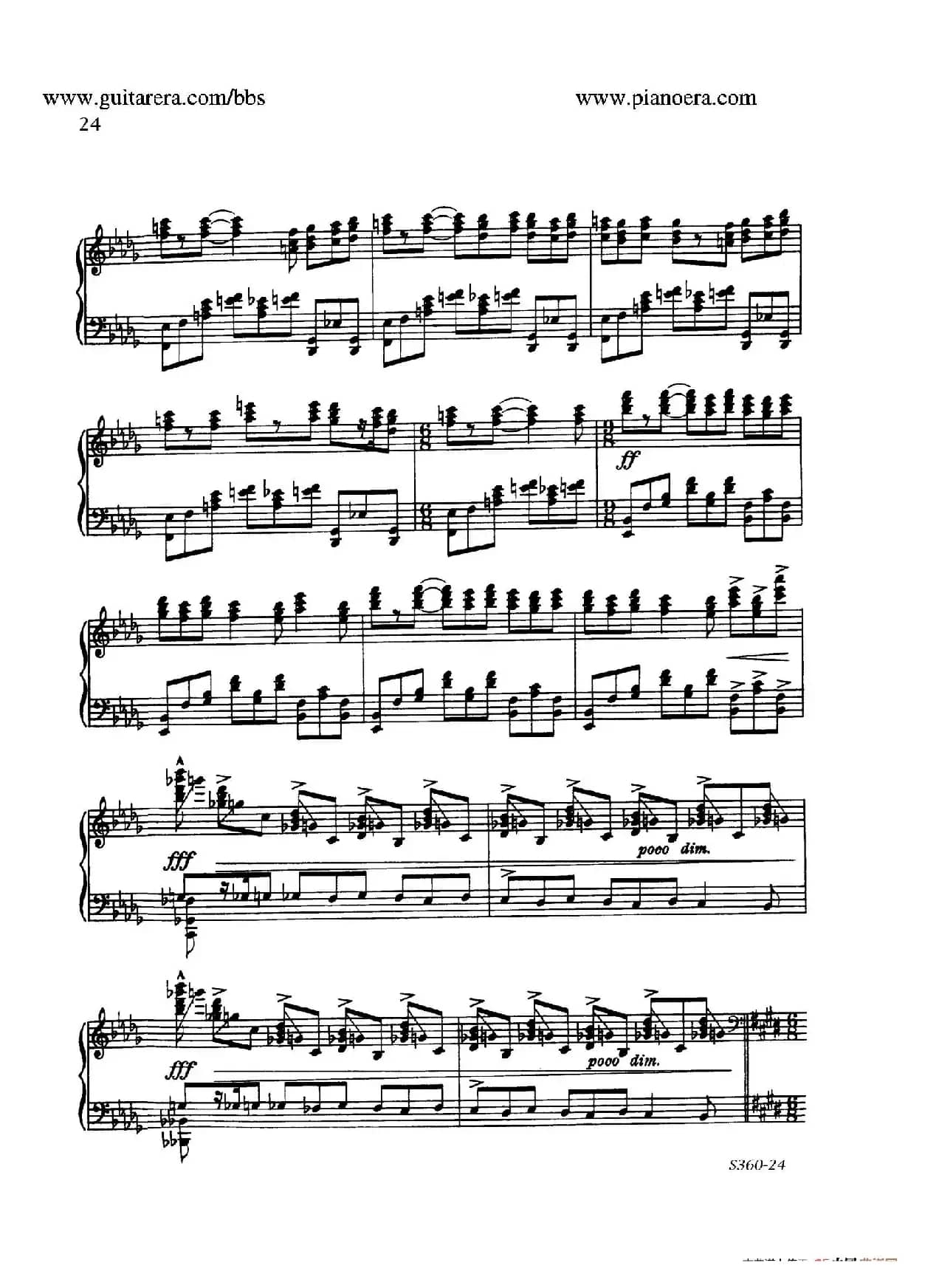 Fourth Piano Sonata S.360（第四钢琴奏鸣曲）