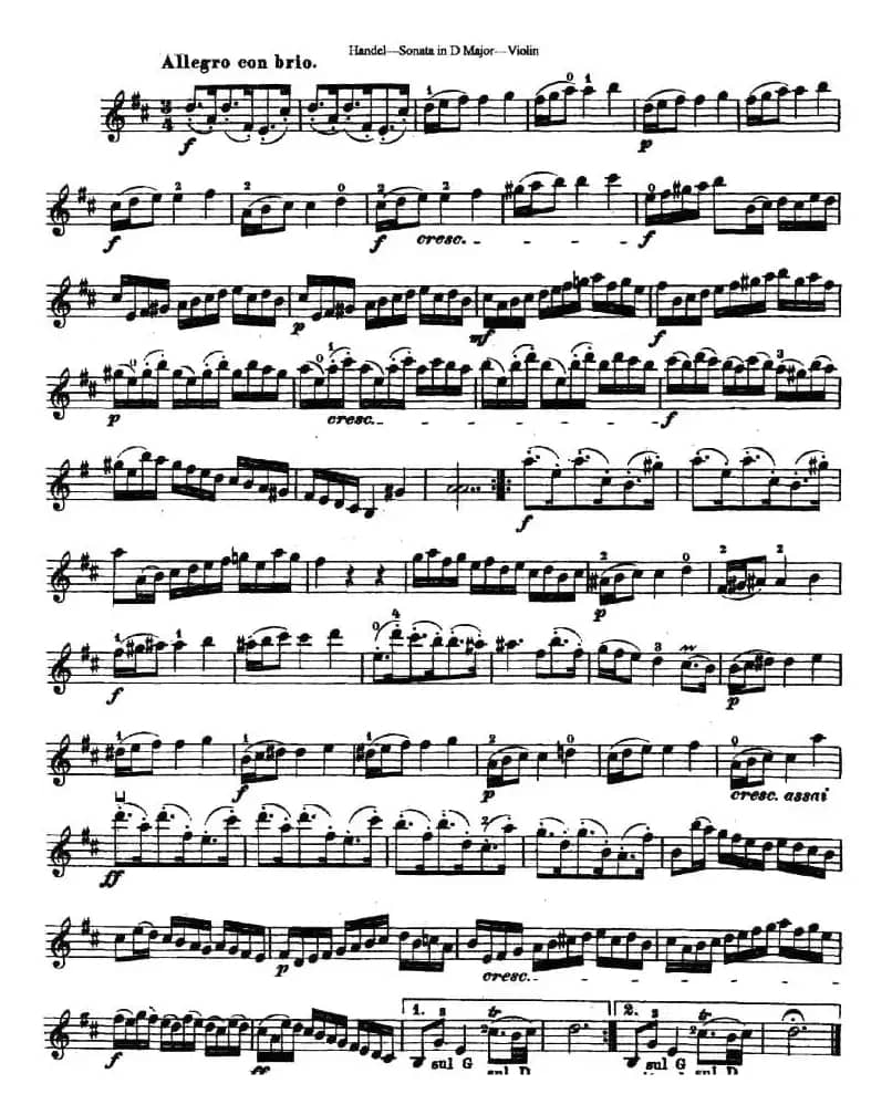 Sonata No.4 in D Major