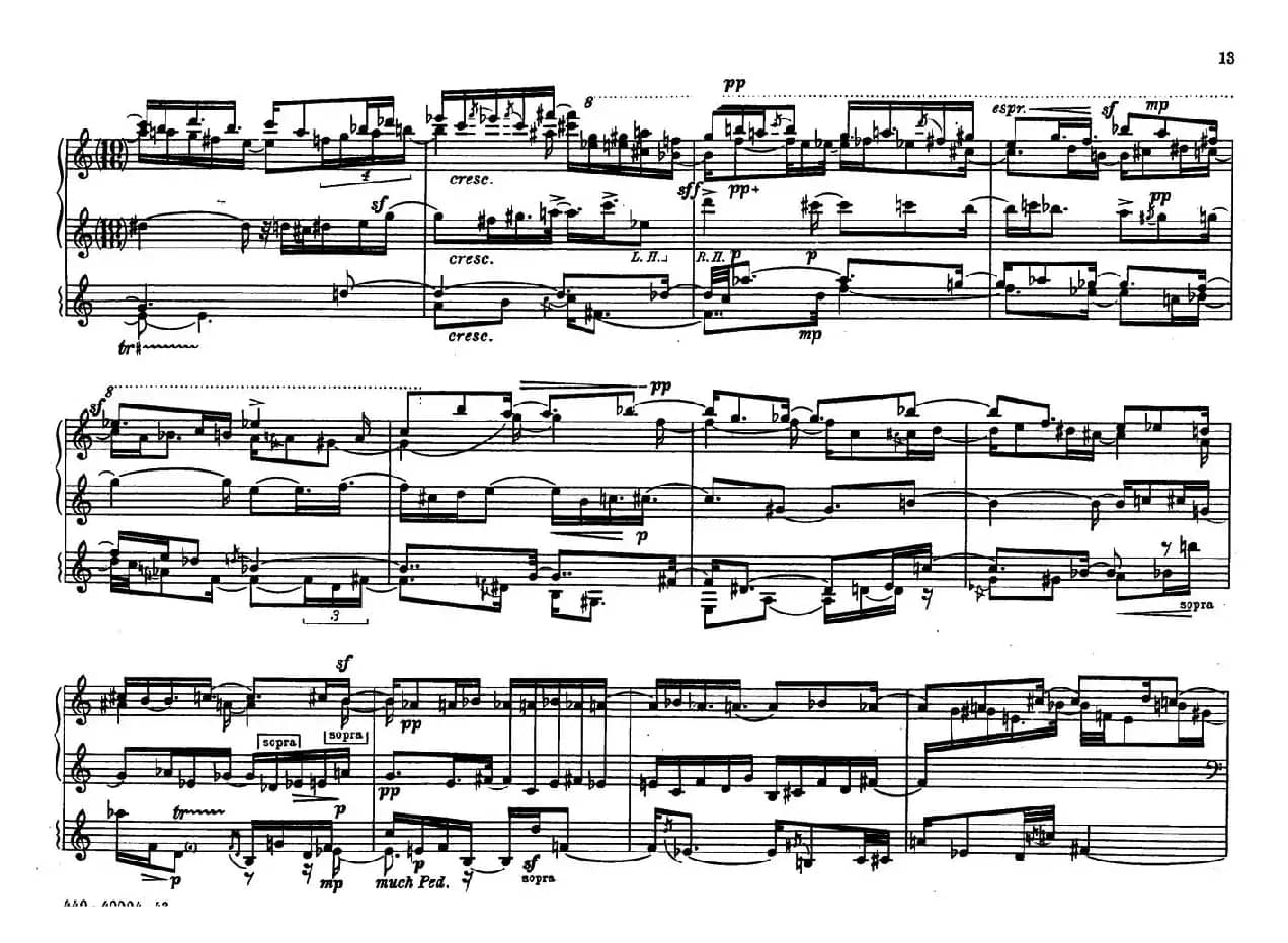 12 Etudes for Piano（博尔科姆12首钢琴练习曲·5）