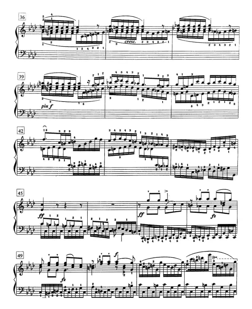 钢琴教程第七级 练习曲（《名手之道》No.21）