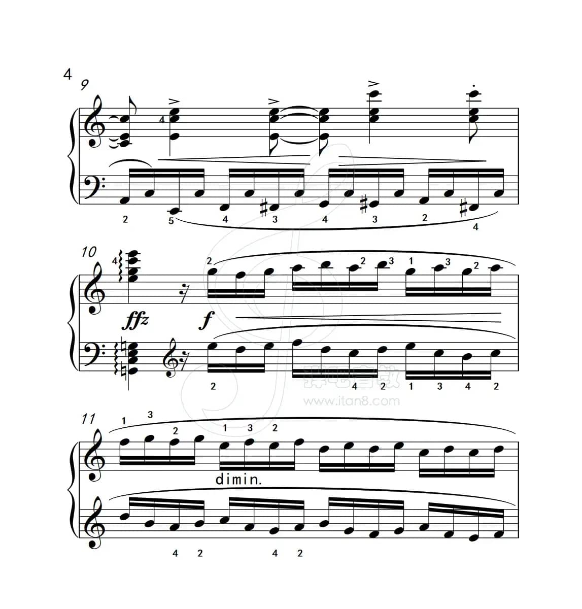 练习曲 1（克拉莫钢琴练习曲60首）