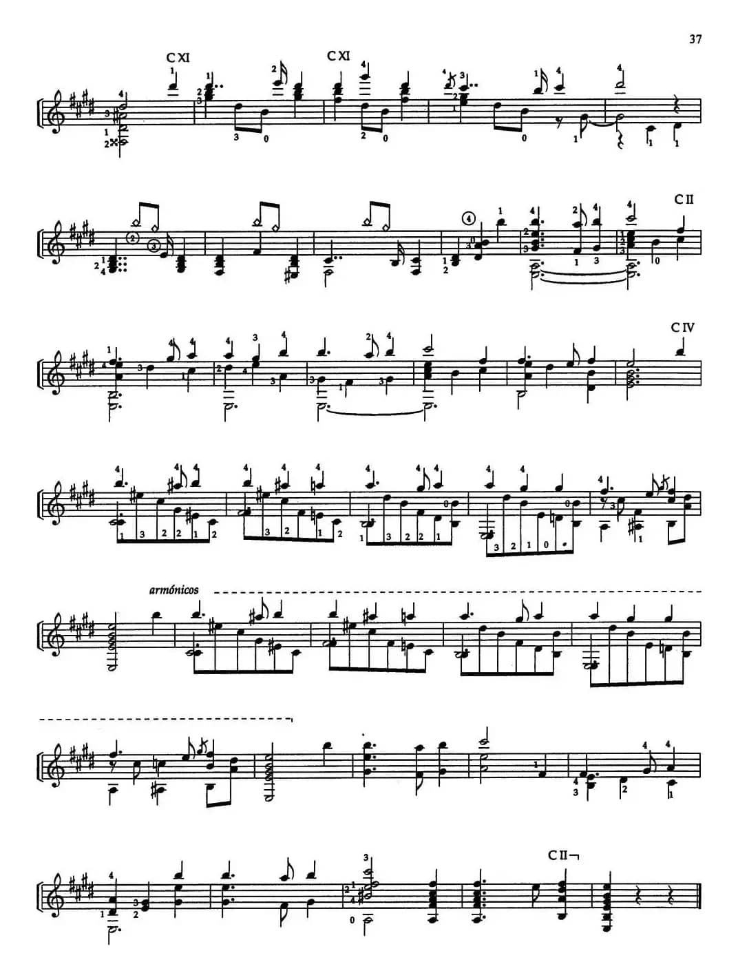 Joaquin Rodrigo Music for Guitar（罗德里戈吉他音乐P36-37）（古典吉他）