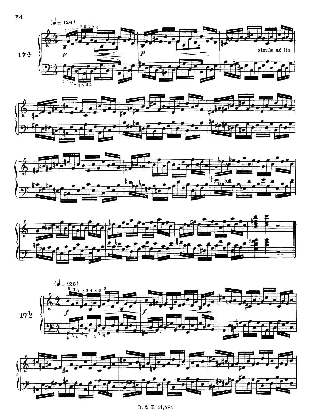 51 Exercises, WoO 6(51首钢琴练习 13—18)