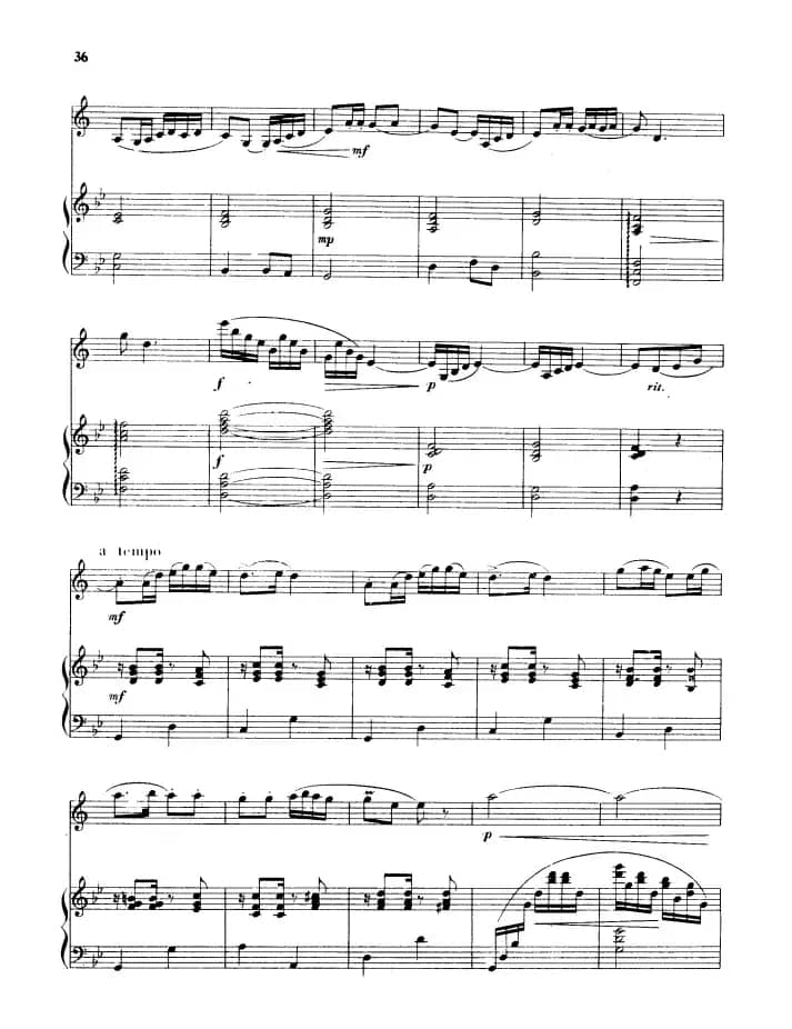 回旋曲（单簧管+钢琴伴奏）