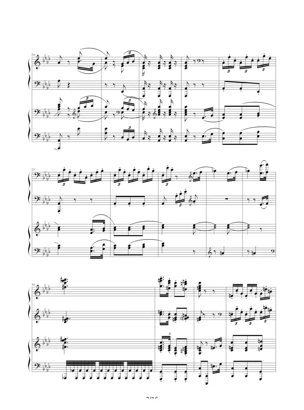 《命运》第二乐章（双钢琴）