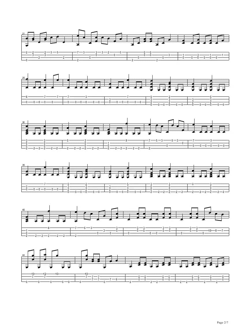 I'm yours（尤克里里指弹谱）