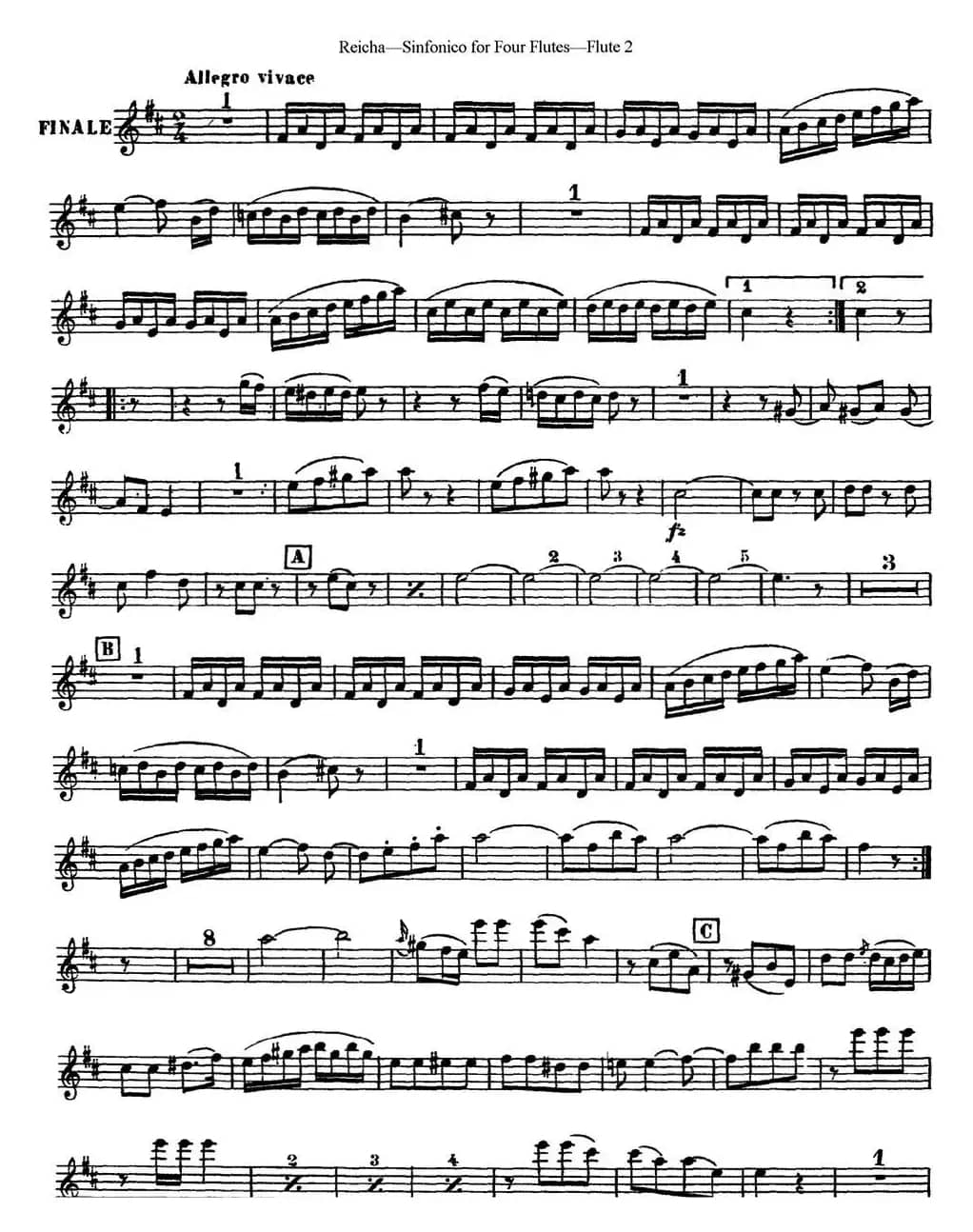 瑞查长笛四重奏（Flute 2）