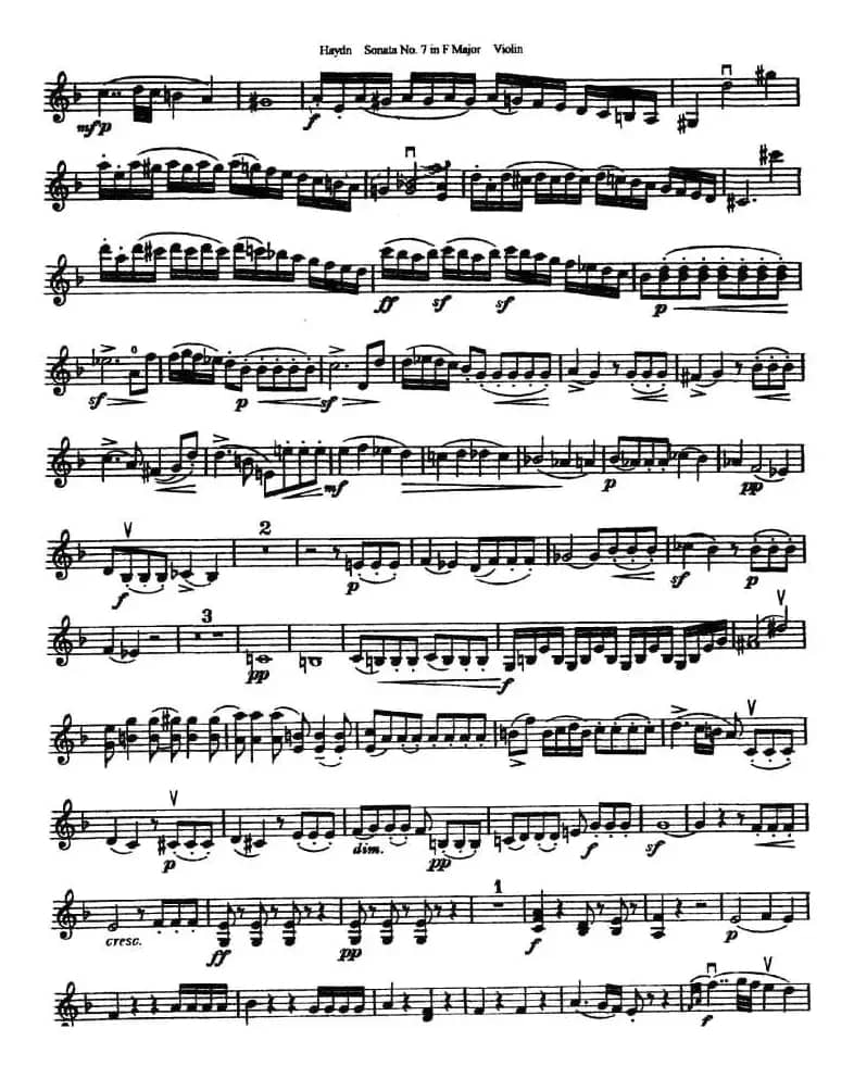 Soata No.7 in F Major