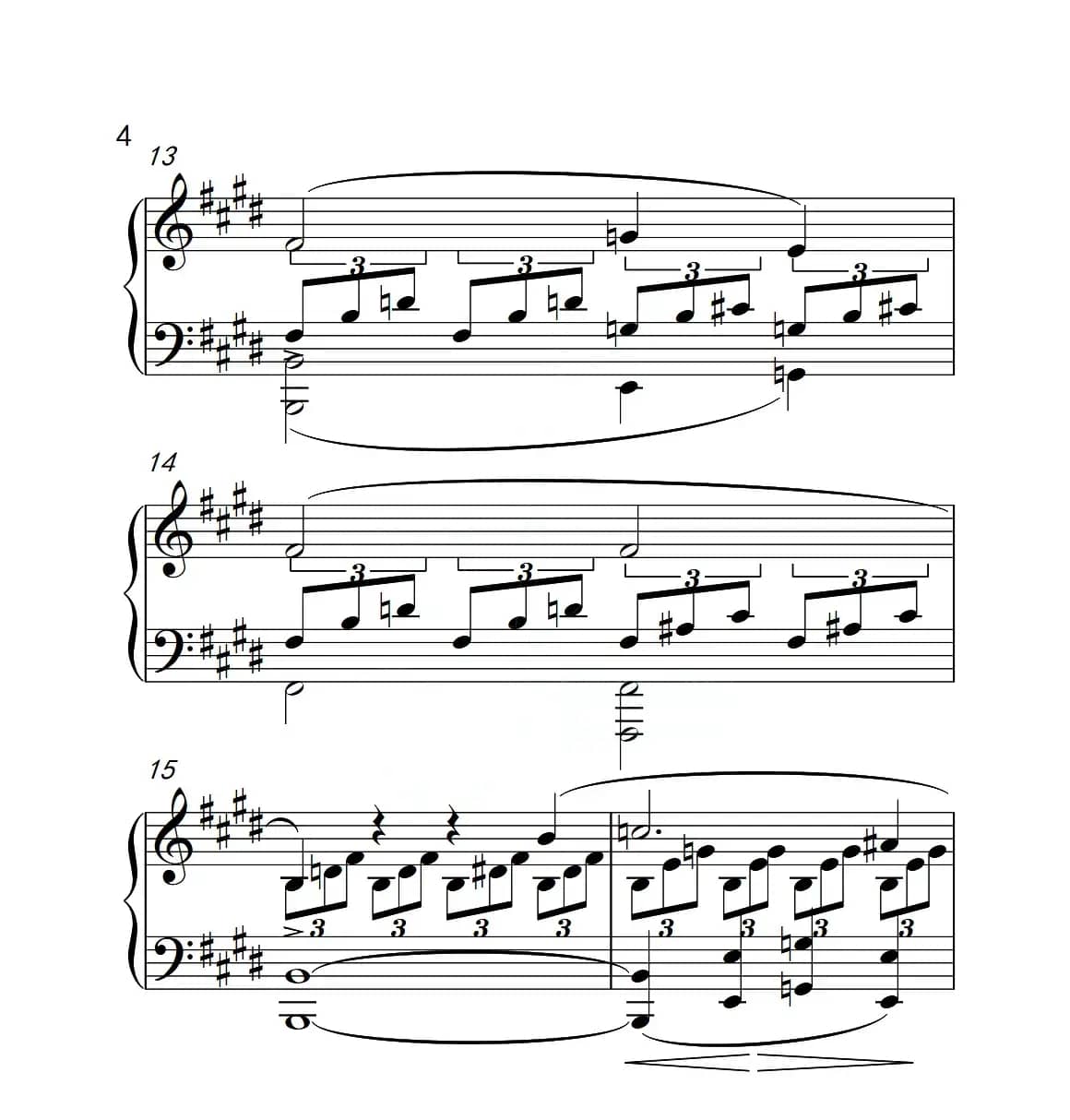 第六级 奏鸣曲（中国音乐学院钢琴考级作品1~6级）