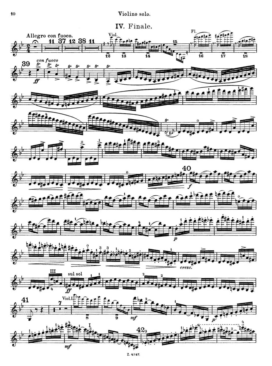 第3号小提琴协奏曲 Op.99（violin concerto no.3）