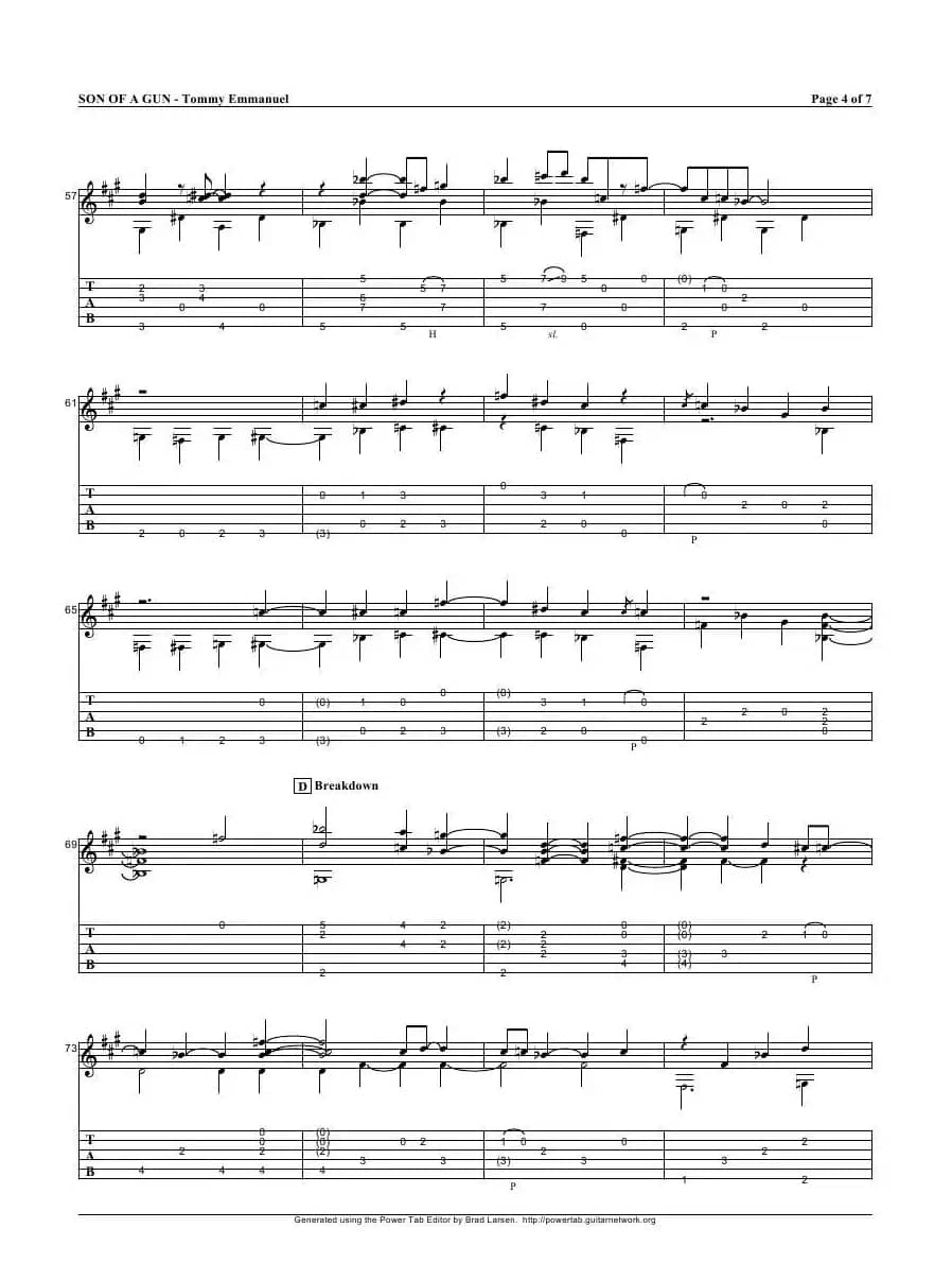 tommy emmanuel：son of a gun（指弹吉它）