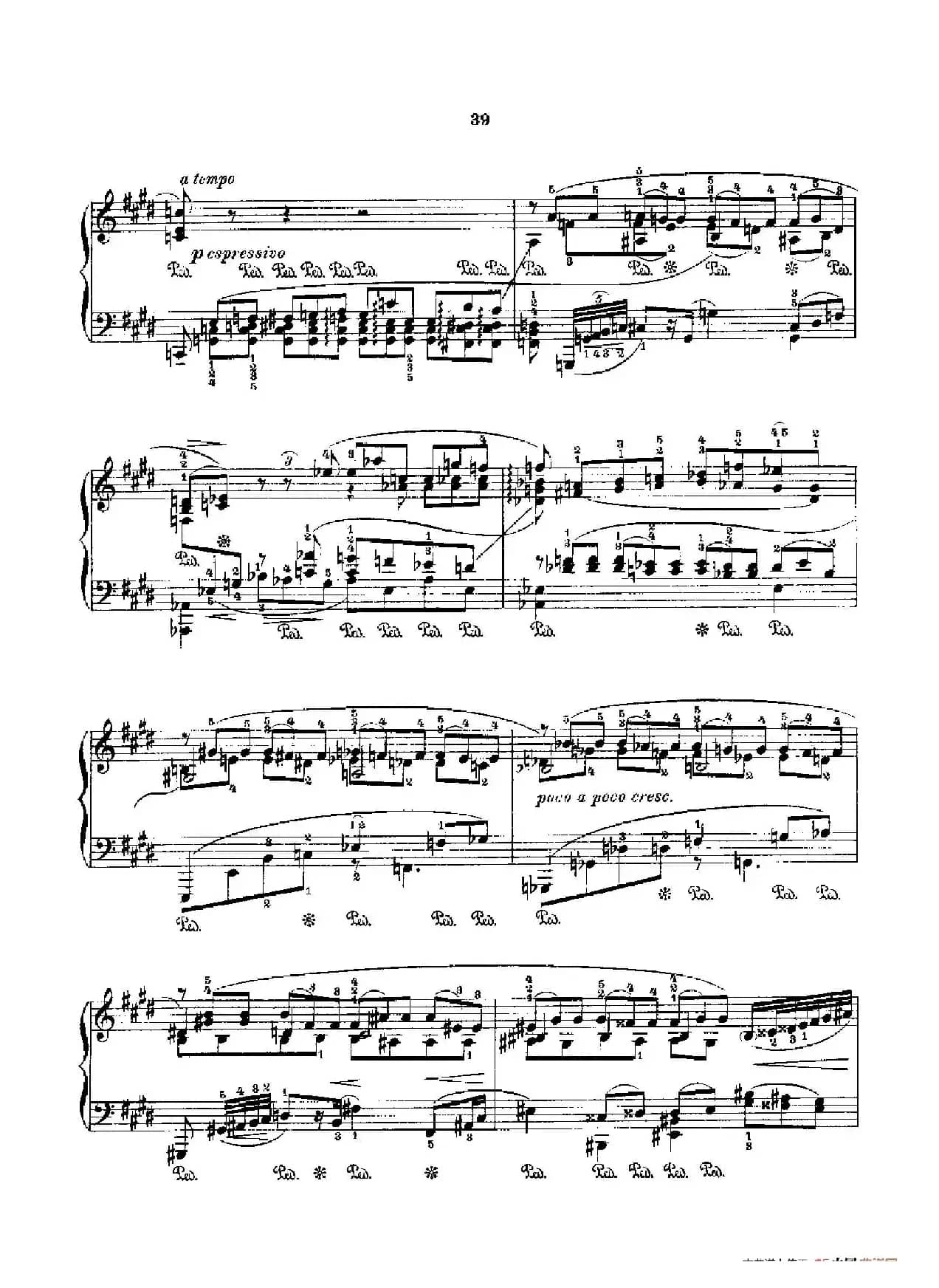 53首以肖邦练习曲为素材而作的练习曲(No.45)