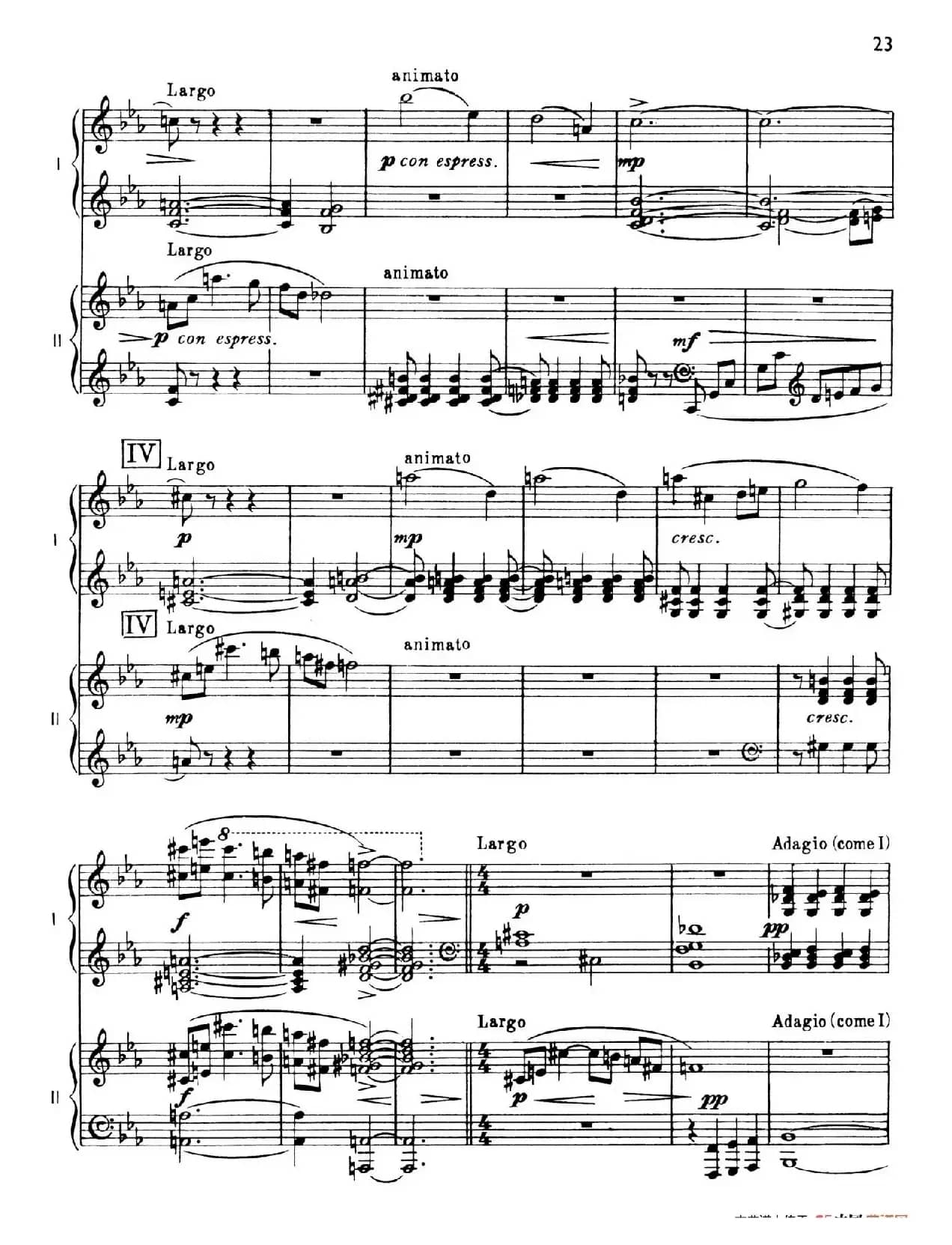 The Planets Op.32（双钢琴）（行星·第二乐章 金星—和平使者）