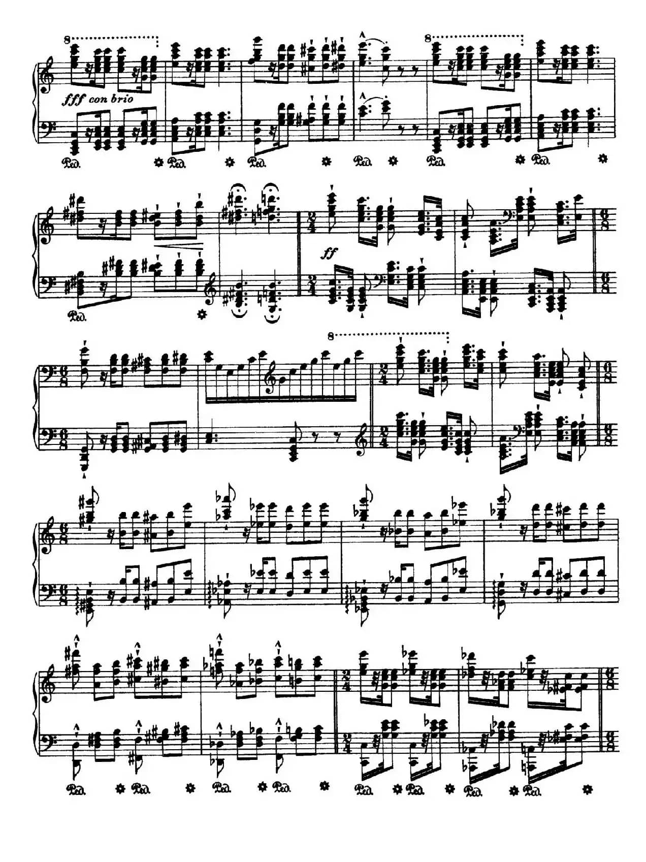 12 Etudes d'execution Transcendante S.139(12首超技练习曲·8)
