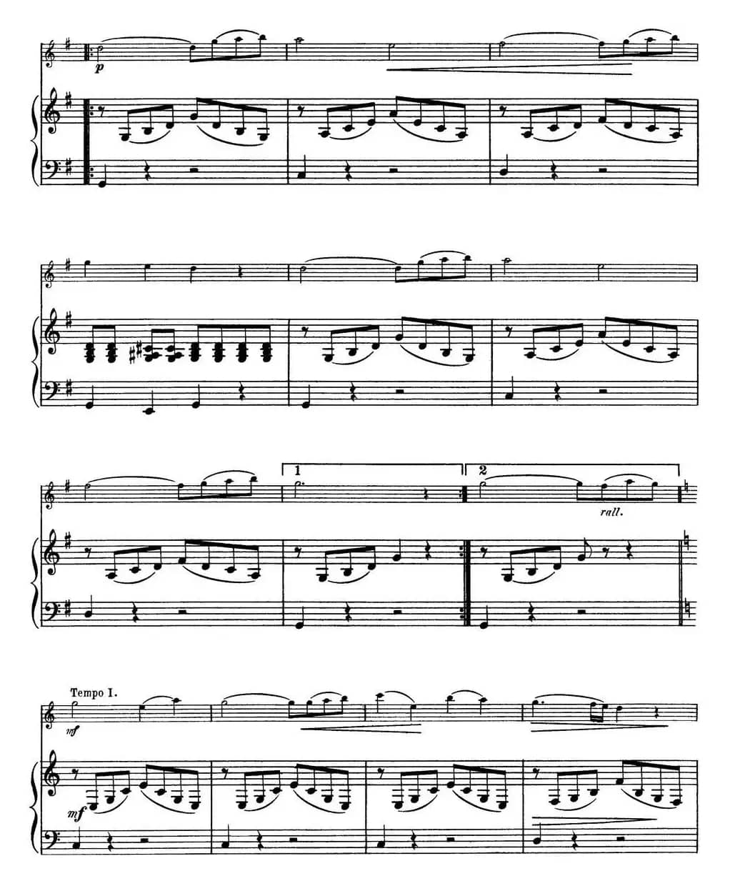 25首小提琴曲合集：Chant d'adieu.（Farewell Song.）（BENONI LAGYE.Op.97）（小提琴+钢琴伴奏）