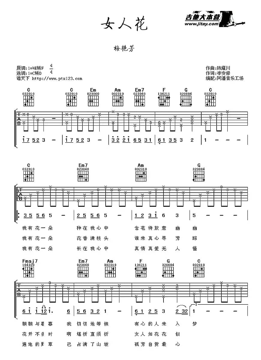 女人花（阿潘编配版）