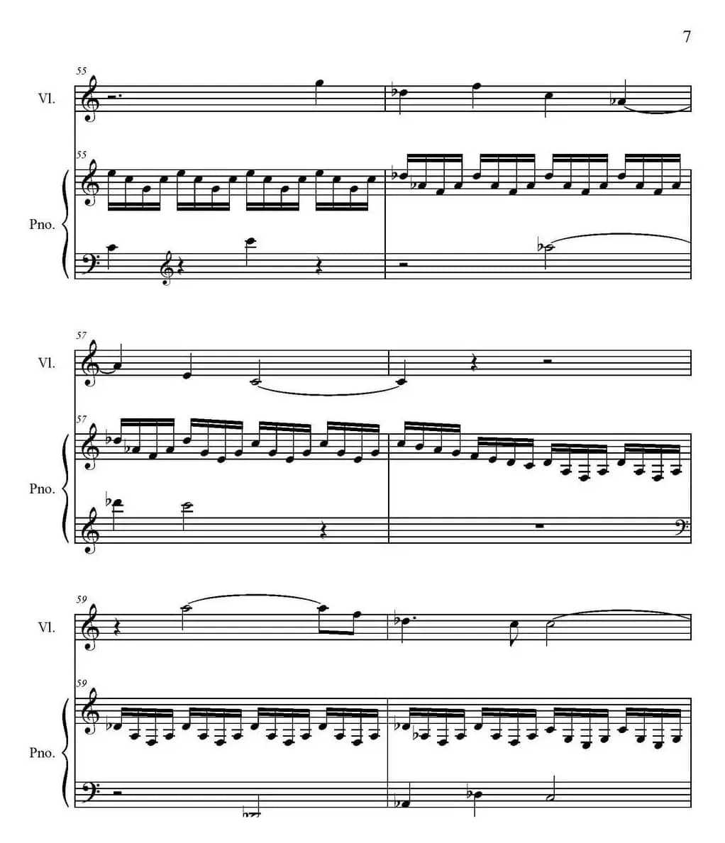 Sonate Verte（1-Prelude、小提琴+钢琴伴奏）