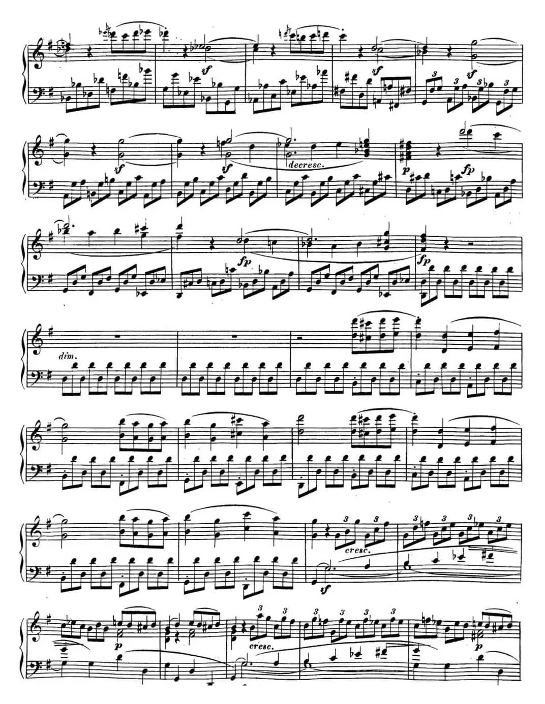 贝多芬钢琴奏鸣曲16 G大调 Op.31 No.1 G major