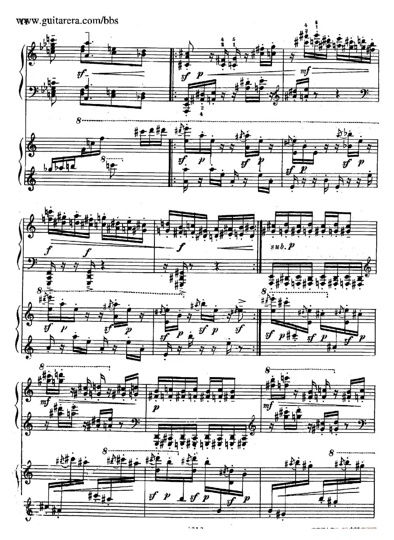 Variation on a Theme by Paganini（帕格尼尼主题变奏曲·双钢琴）