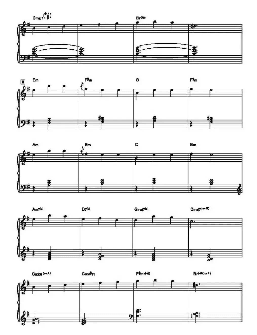 我的最爱（爵士钢琴）