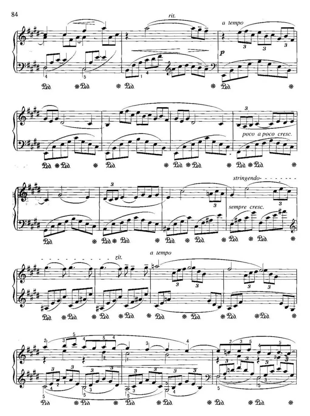 不可不弹的世界钢琴名曲：阿拉伯风格（第1首）