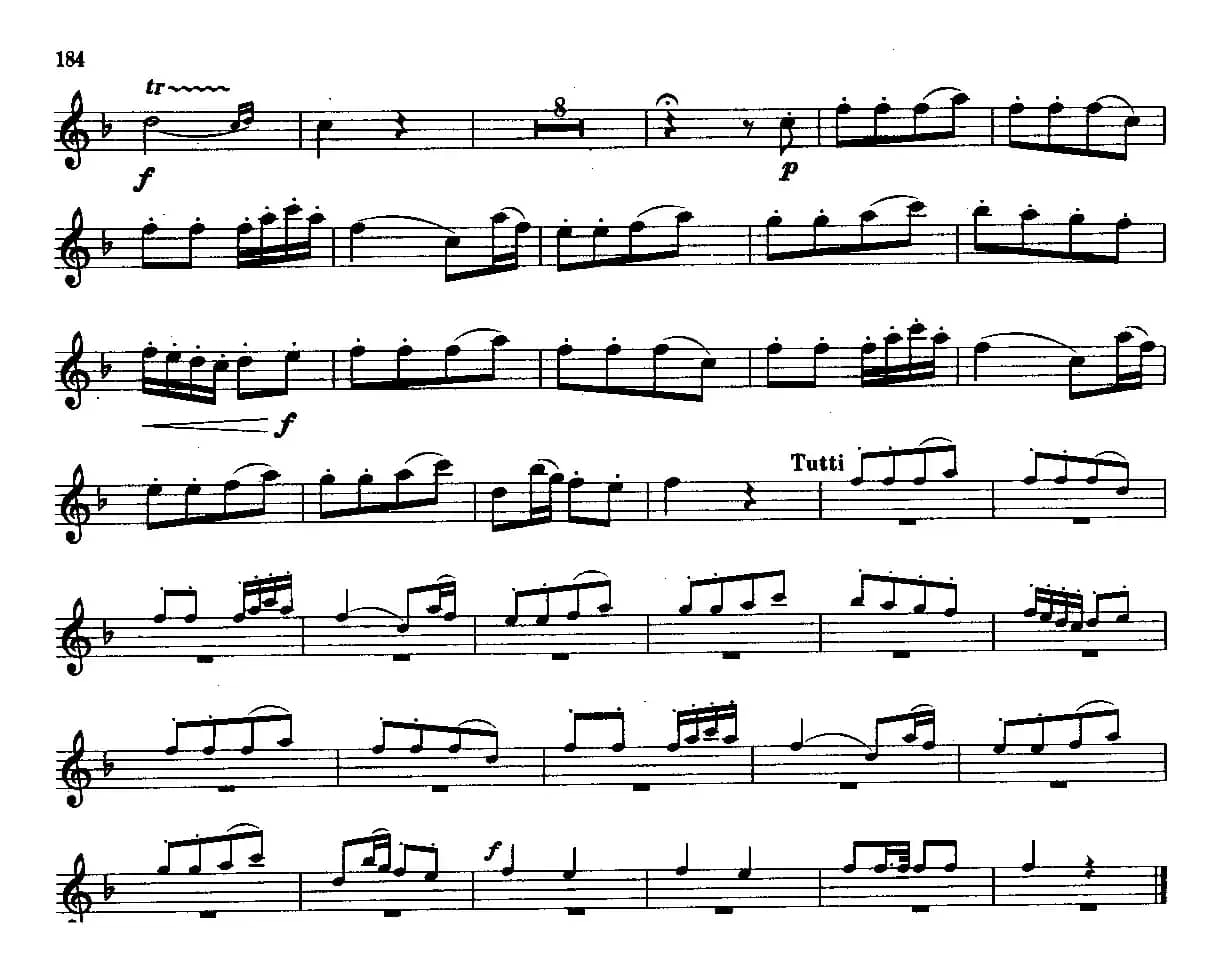 斯塔米茨协奏曲第三乐章