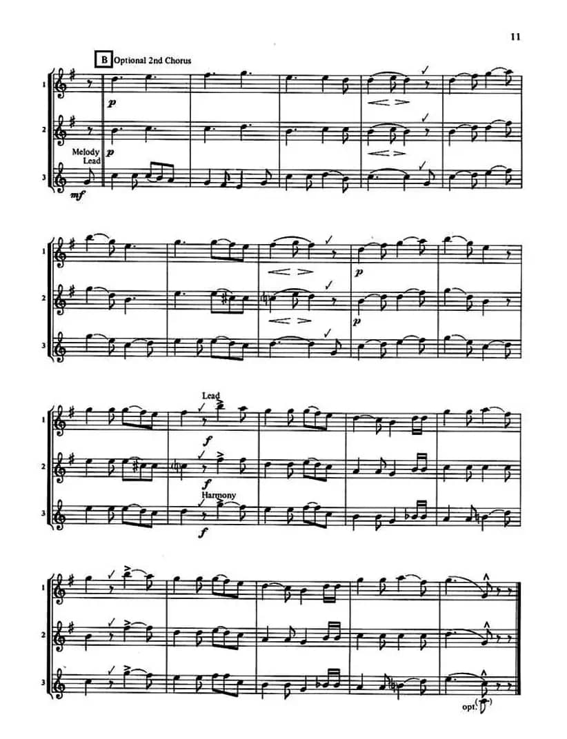 The Lincolnshire Poacher（三重奏）