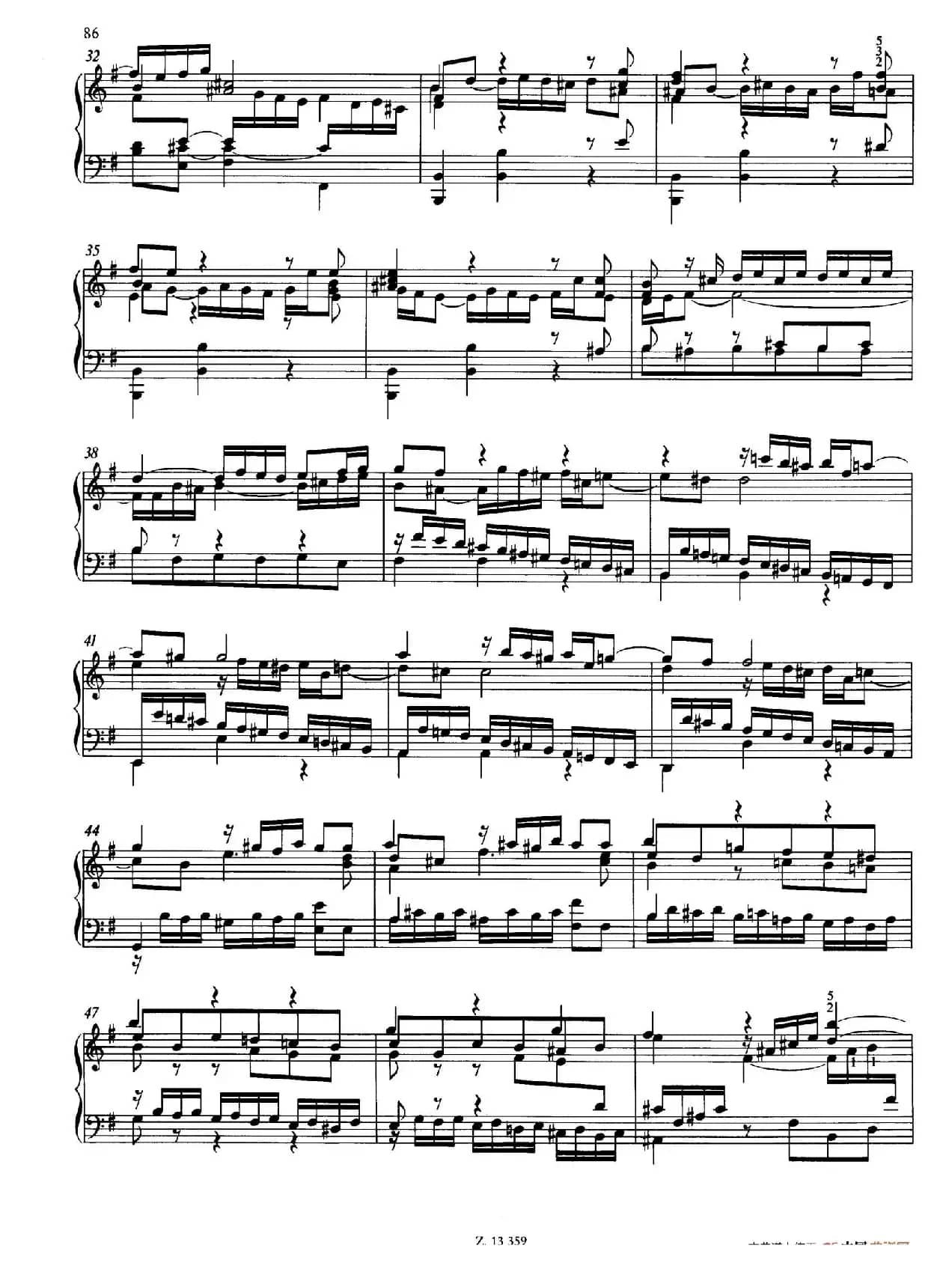 Prelude and Fugue in e Minor BWV 548（e小调前奏曲与赋格）