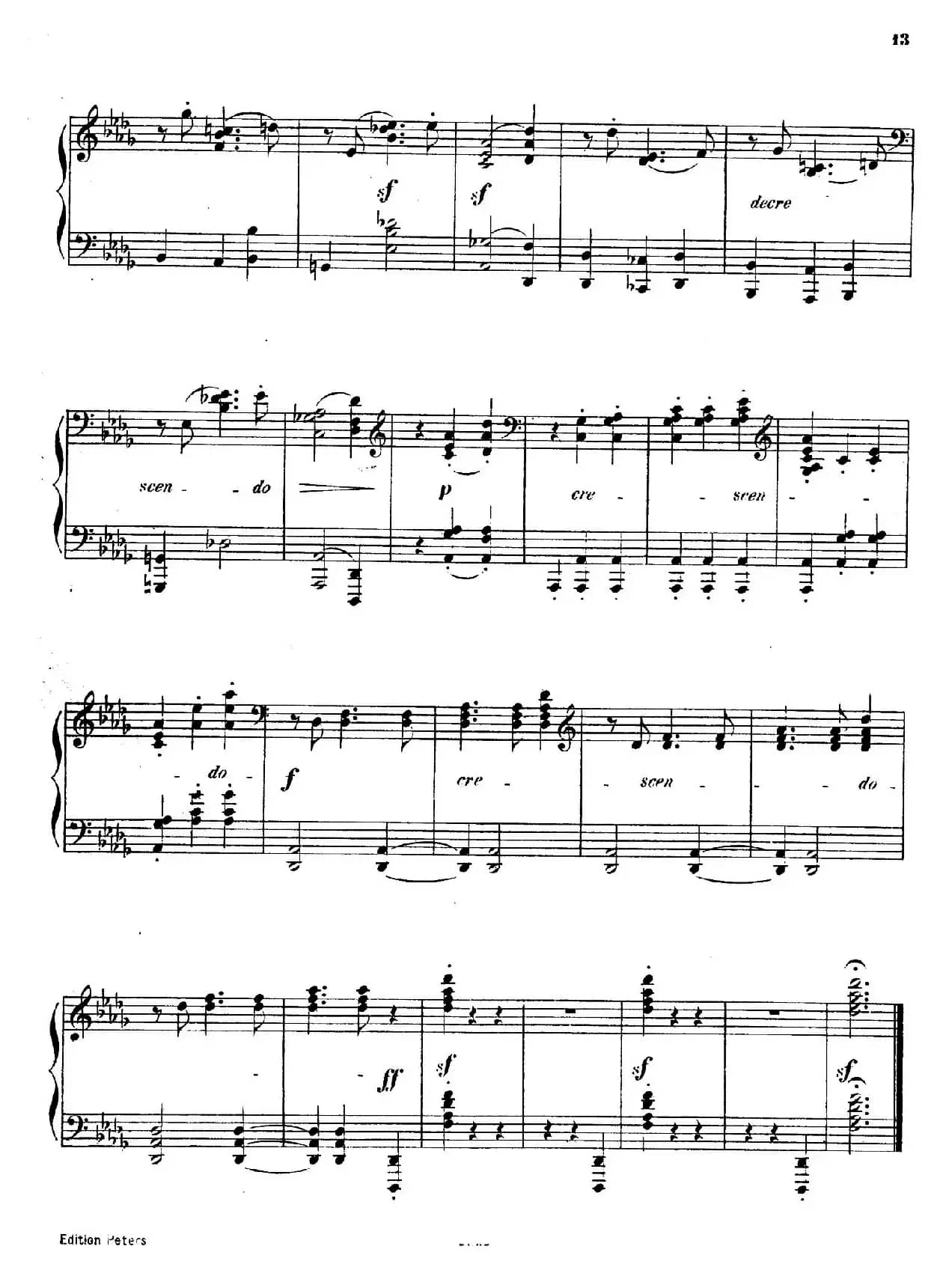 Waltzes Op.23(圆舞曲集·5、降D大调)