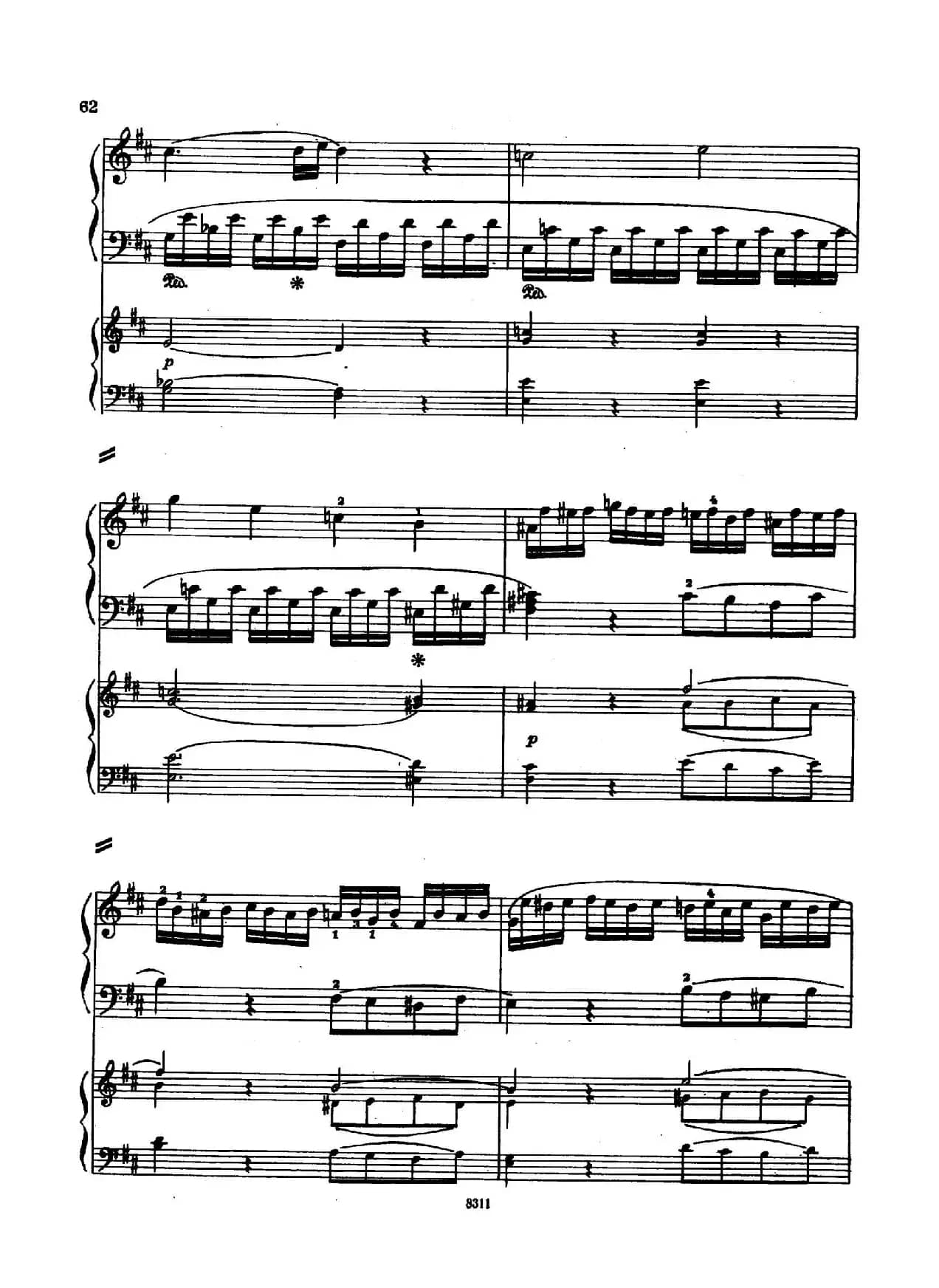 Concerto no 5 K 175 - 2 Piano（Ⅰ）