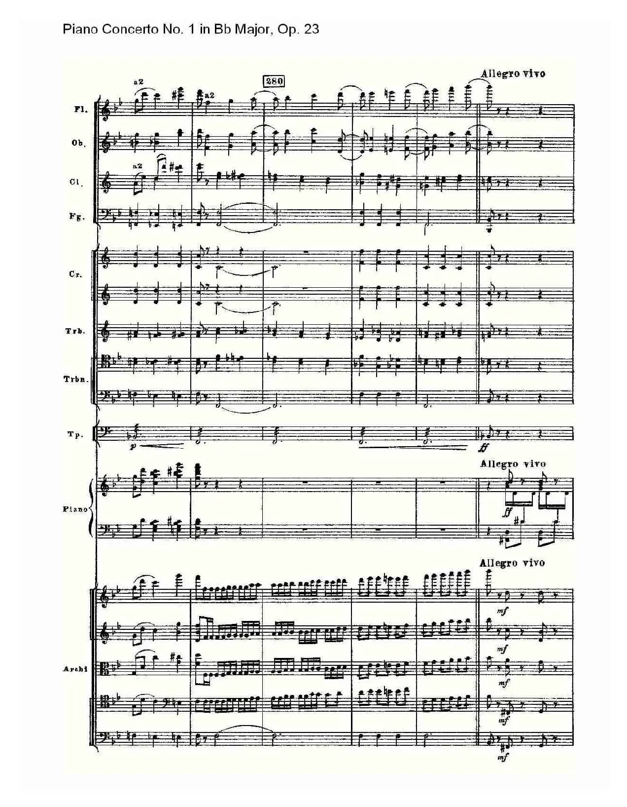 Bb大调第一钢琴协奏曲,Op.23第三乐章（二）