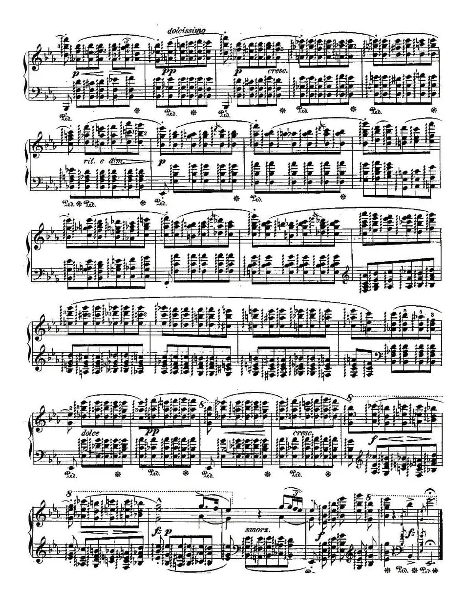 肖邦钢琴练习曲，Op.10之十一