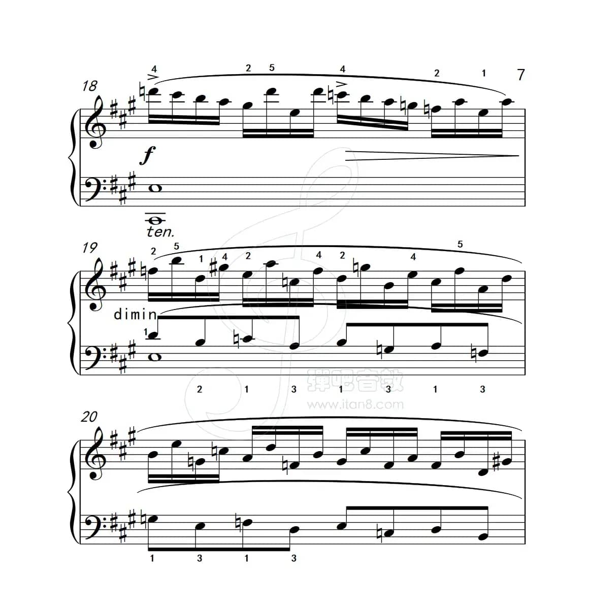 练习曲 4（克拉莫钢琴练习曲60首）