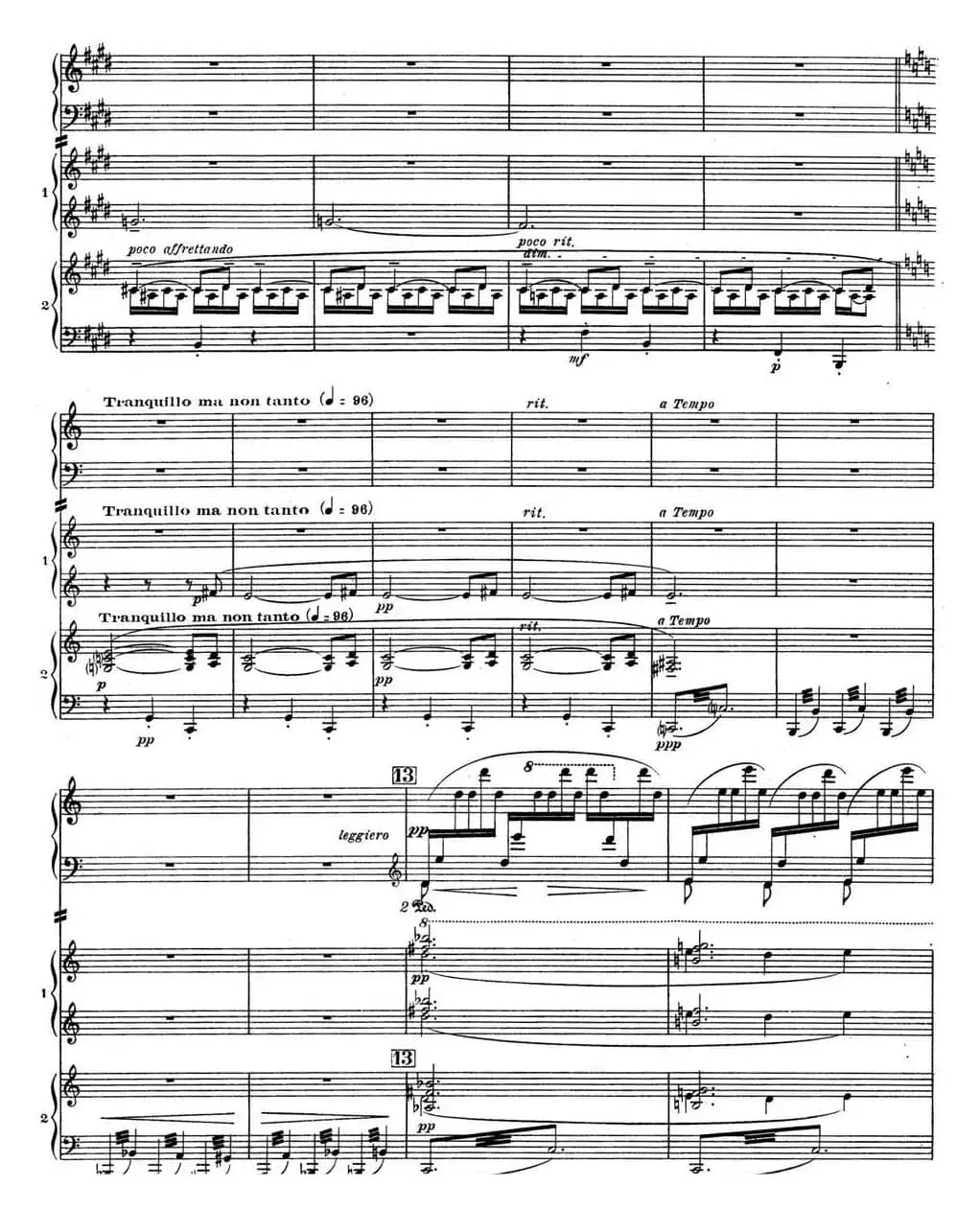 Nights in the Gardens of Spain 西班牙花园之夜 双钢琴版（Ⅰ-En el Generalife）