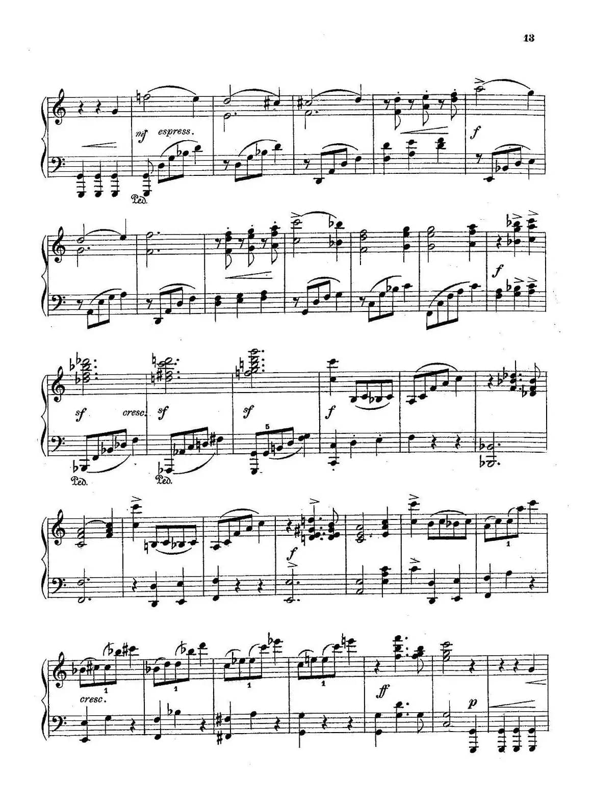36 Etudes Rhythmiques et Melodiques Op.105（36首节奏与旋律练习曲 31—36）