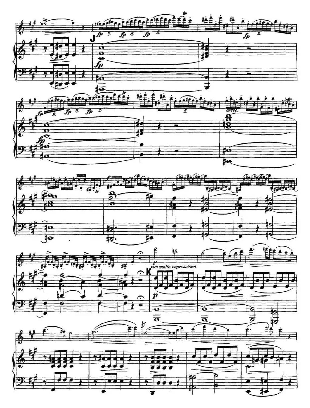 Rode Concerto No.7 in A Major（小提琴+钢琴伴奏）