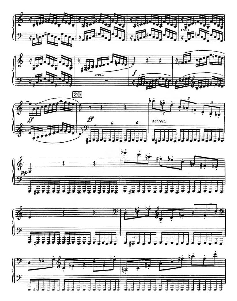 C大调小提琴协奏曲 Op.56（钢琴独奏）