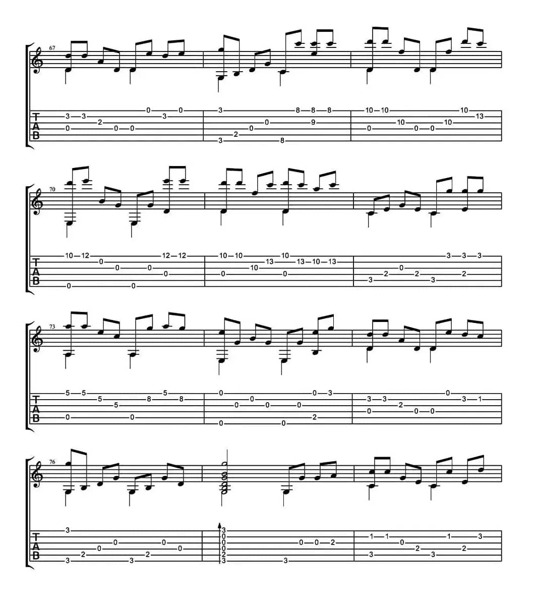 把悲伤留给自己指弹（指弹独奏）