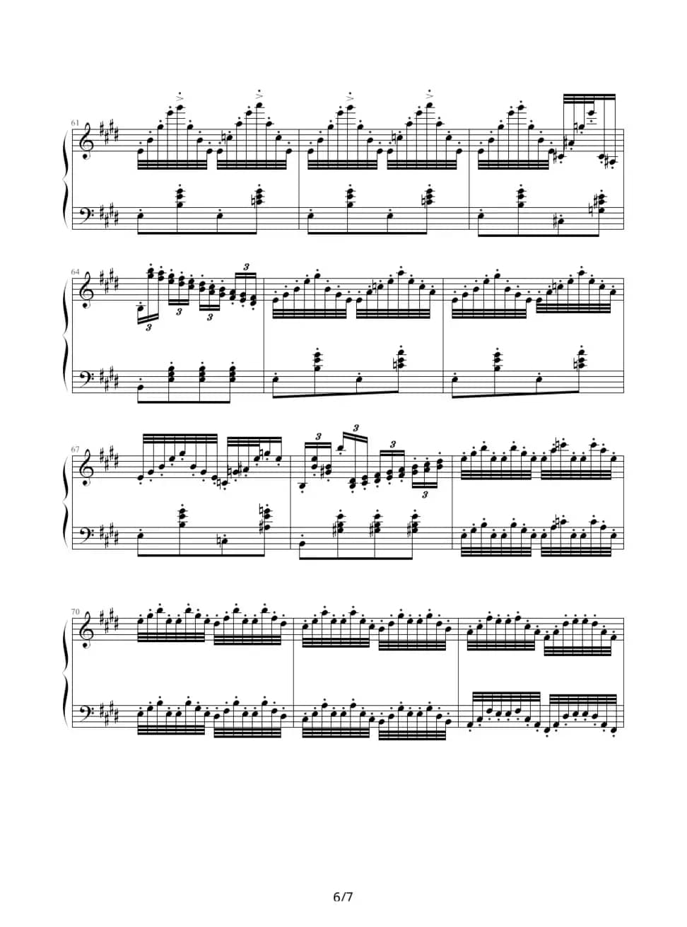 随想曲No.1（根据帕格尼尼随想曲第一首改编）